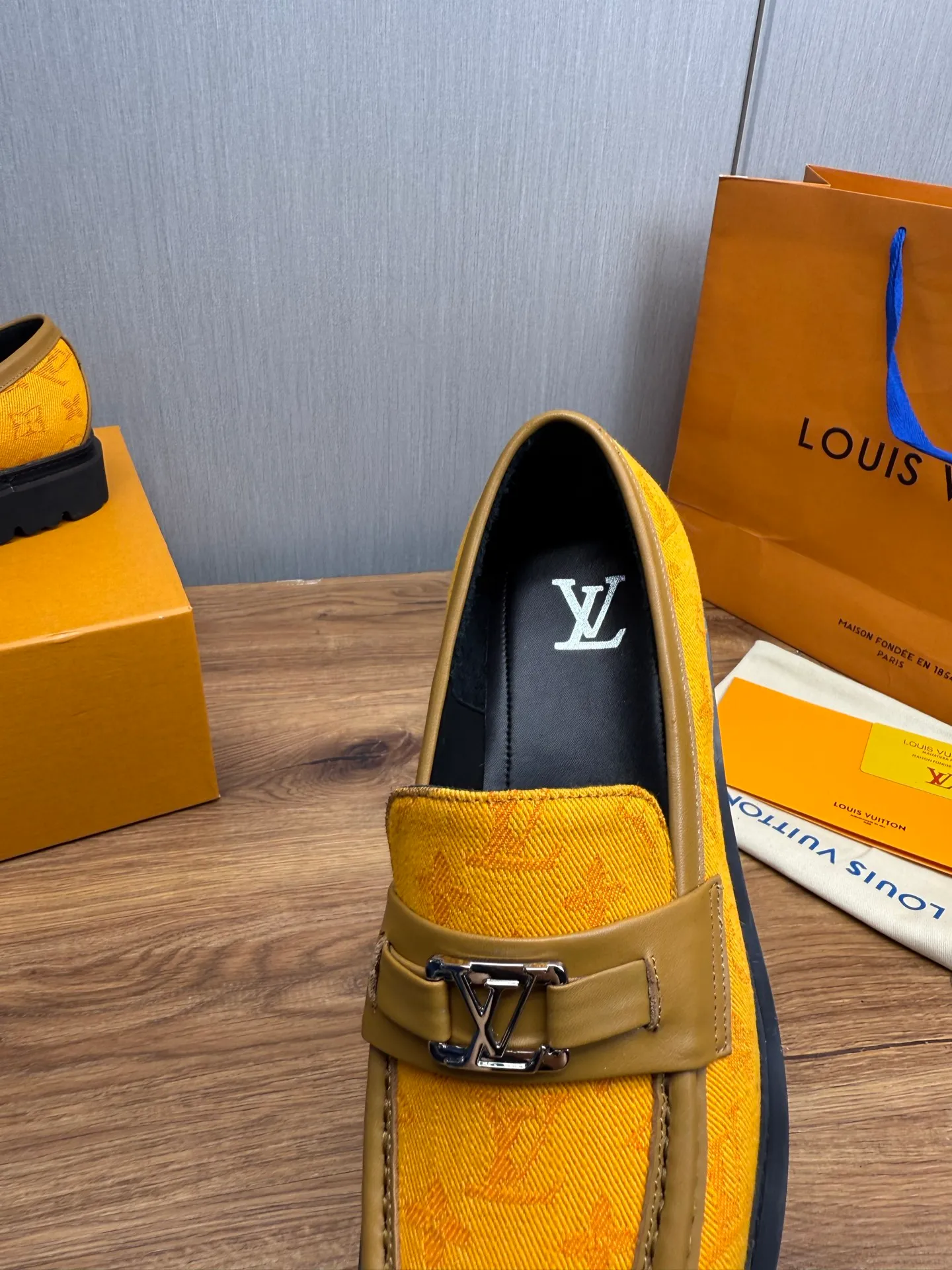 Factory 680💰 LV. Men's business casual leather shoes, all made of imported original brand leather, just to create a more comfortable wearing experience, original non-slip and wear-resistant outsole ✔️16-45 (38.45 non-returnable)
